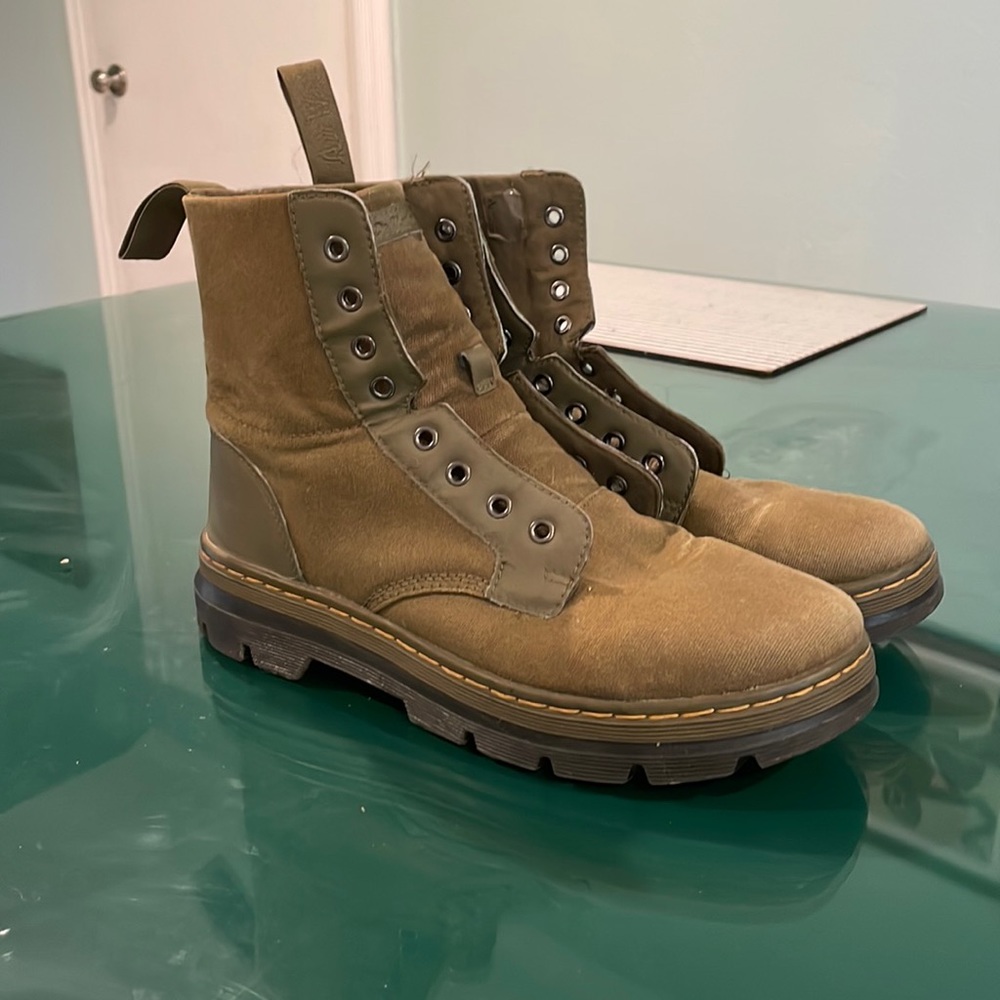 Dr Marten Army Green Boots